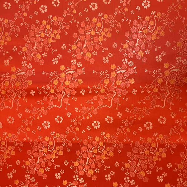 Floral Brocade RED